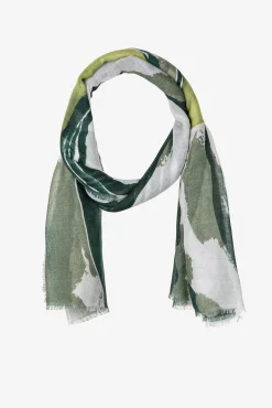 Vilanova Panuelo Estampado Rectangular Verde