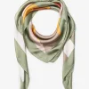 Vilanova Panuelo Satinado Estampado Verde Clearance