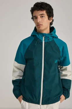 * Parka Bloques Color Azul Hot