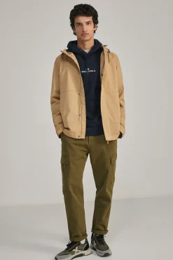* Parka Capucha Beige Medio Clearance