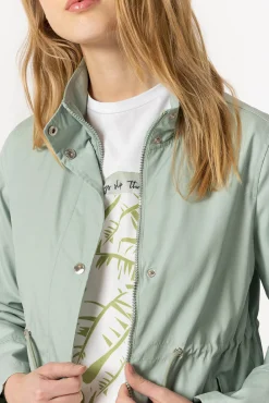 Tiffosi Parka Con Bolsillos Verde New