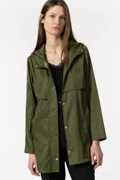 Tiffosi Parka Con Capucha Verde New