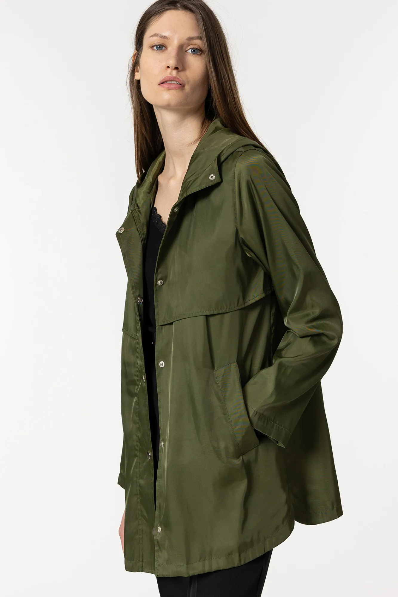 Tiffosi Parka Con Capucha Verde New