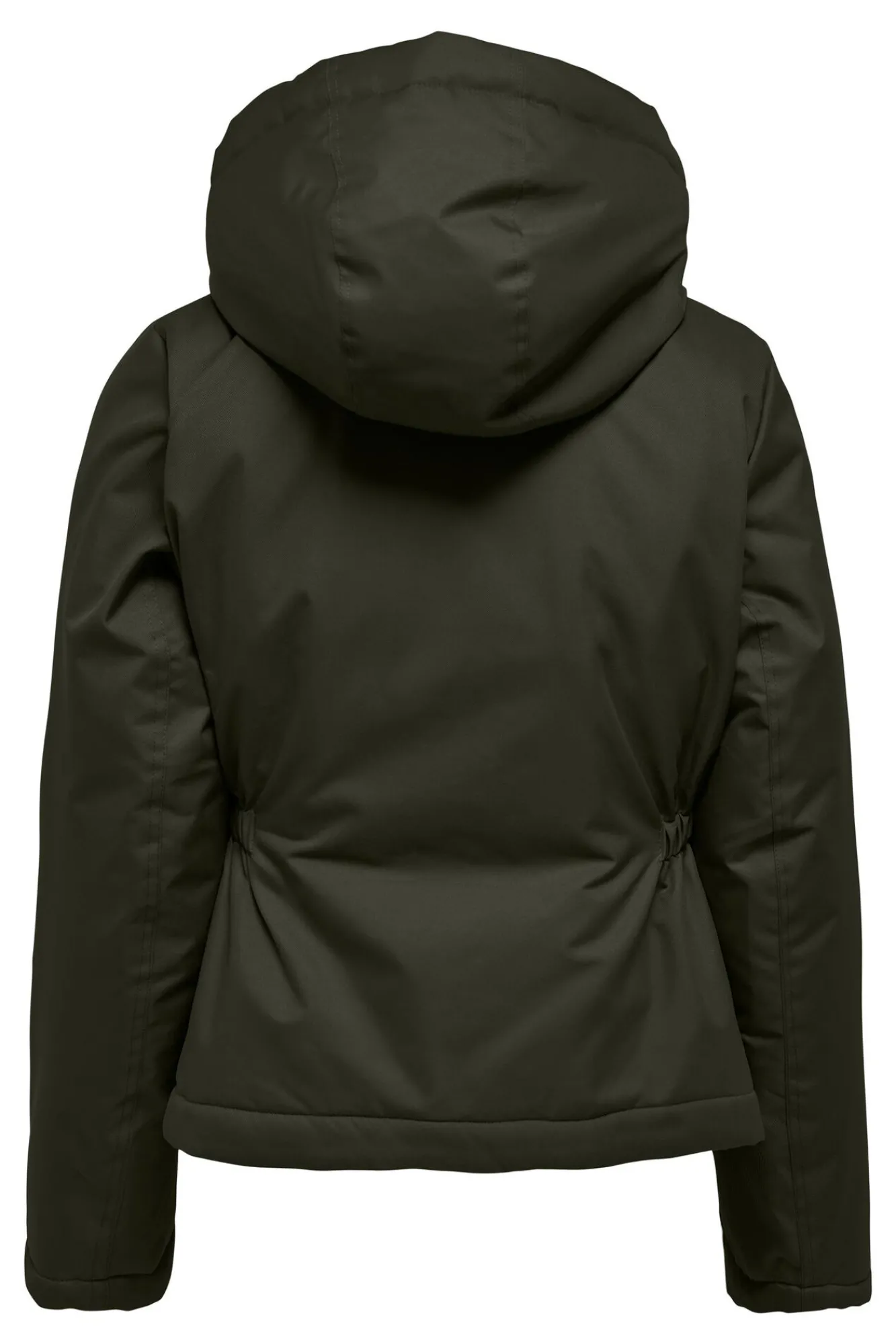 Only Parka Corta Con Capucha Verde Best