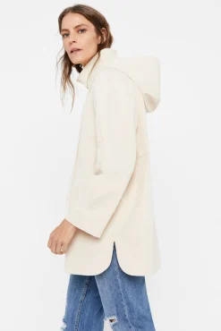 Cortefiel Parka Corta Waterrepelent Beige