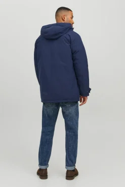 Jack & Jones Parka Impermeable Navy Outlet