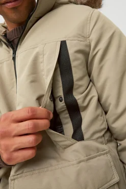 Jack & Jones Parka Pelo Capucha Marron New