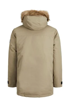 Jack & Jones Parka Pelo Capucha Marron New