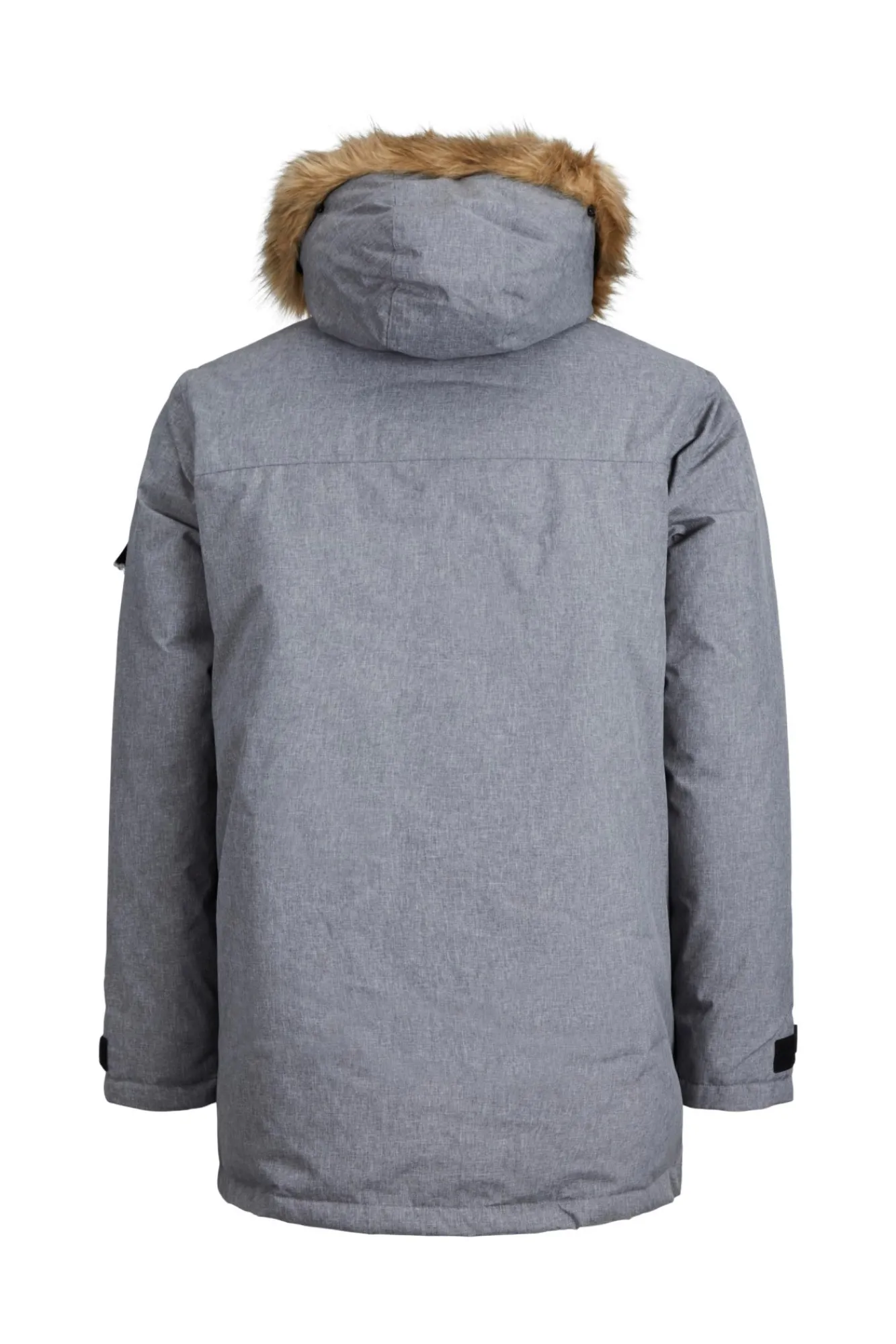 Jack & Jones Parka Pelo Capucha Gris Medio Online