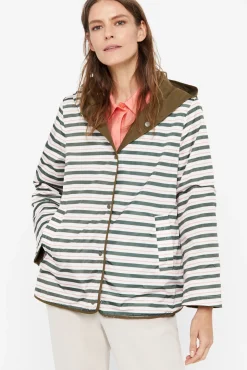 Cortefiel Parka Reversible Waterrepelent Kaki Online