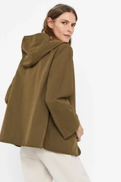 Cortefiel Parka Reversible Waterrepelent Kaki Online