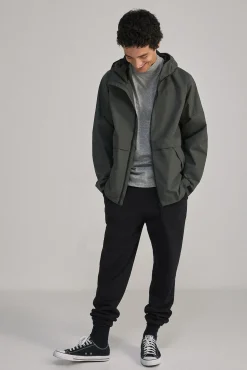 * Parka Tecnica Capucha Kaki Oscuro Sale