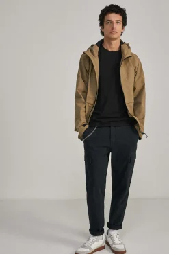 * Parka Tecnica Capucha Beige Online