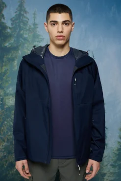 * Parka Tecnica Impermeable Navy Discount