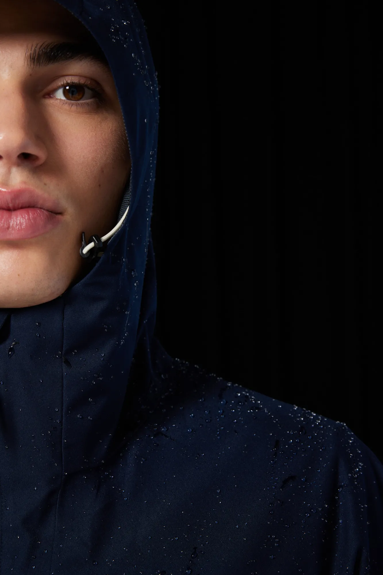 * Parka Tecnica Impermeable Navy Discount