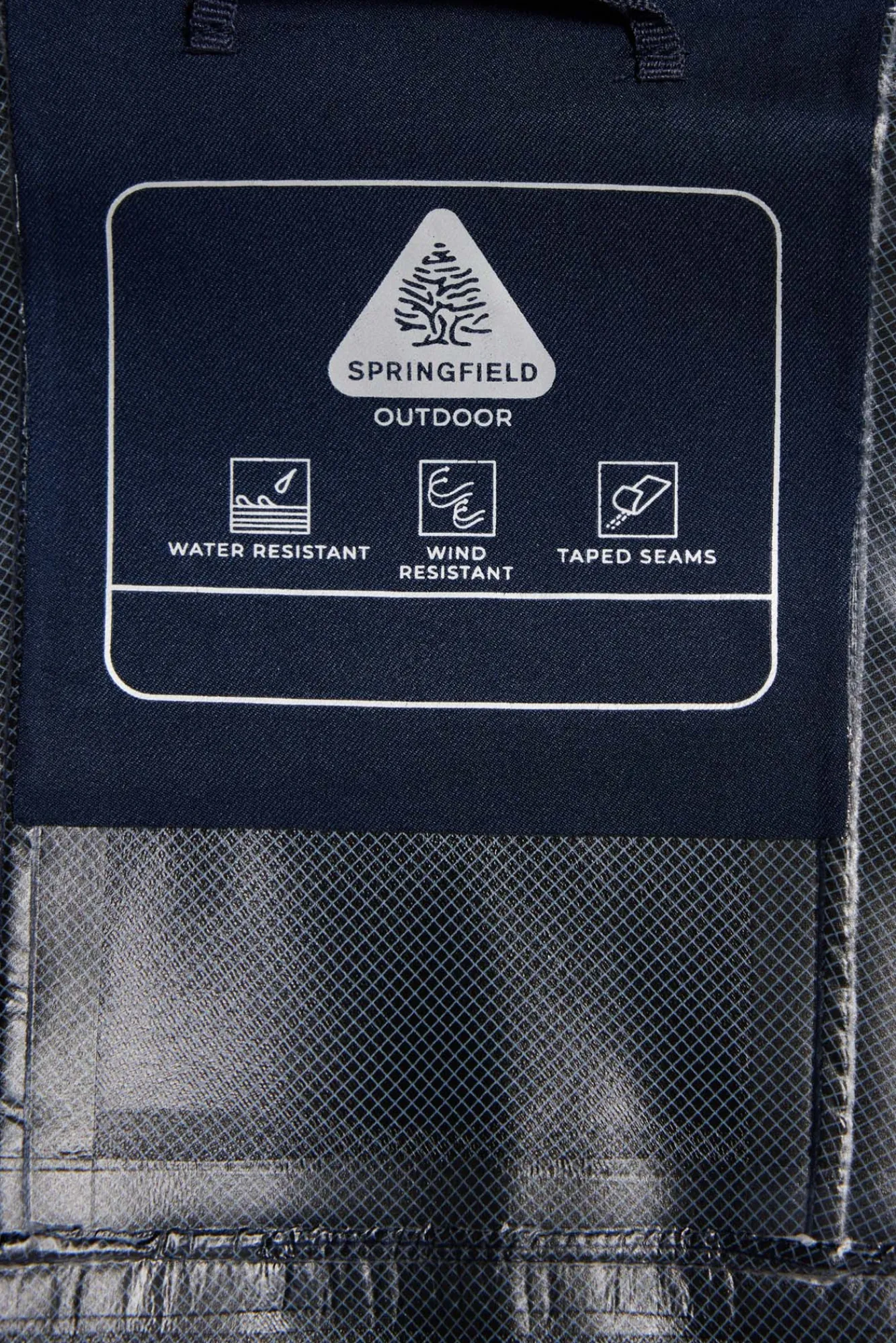 * Parka Tecnica Impermeable Navy Discount