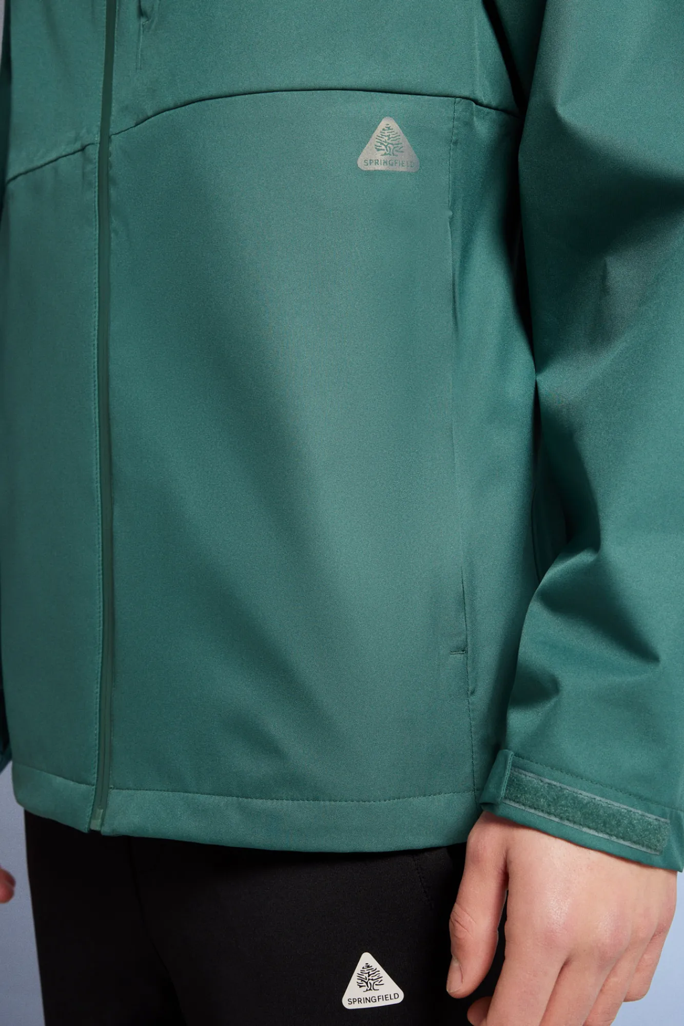 * Parka Tecnica Impermeable Verde Hot