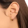 Singularu Pendiente Suelto Ear Cuff Cleo Colors Oro Amarillo Discount