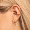 Singularu Pendiente Suelto Ear Cuff Twine Oro Amarillo Sale