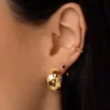 Singularu Pendiente Suelto Sophie Black Oro Amarillo