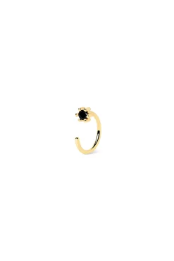Singularu Pendiente Suelto Sophie Black Oro Amarillo
