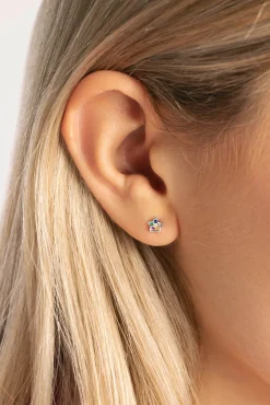 Singularu Pendiente Suelto Star Colors Plata Gris Best