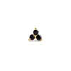 Singularu Pendiente Suelto Trebol Black Oro Amarillo Online