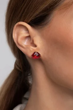 Singularu Pendientes Drop M Raspberry Oro Amarillo Outlet