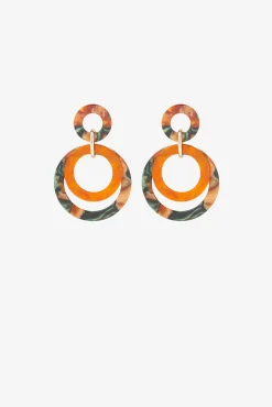 Vilanova Pendientes Largos Con Detalles De Colores Estampado Best