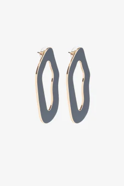 Vilanova Pendientes Largos Con Detalles De Colores Amarillo Outlet
