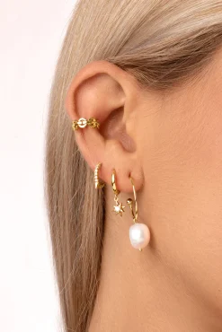 Singularu Pendientes Polar Star Oro Amarillo Online