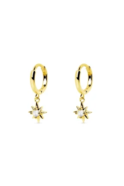 Singularu Pendientes Polar Star Oro Amarillo Online