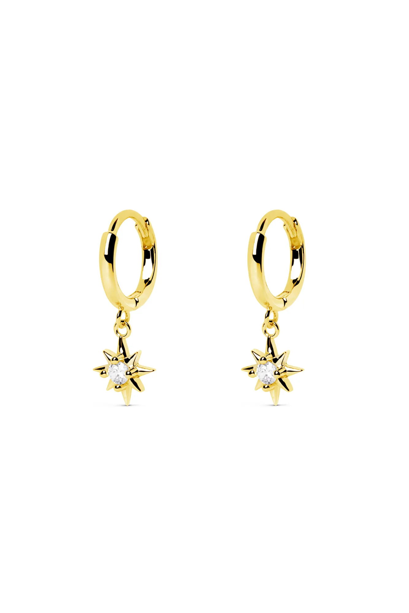 Singularu Pendientes Polar Star Oro Amarillo Online