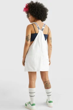 Tommy Jeans Pichi Denim Mini . Blanco Discount