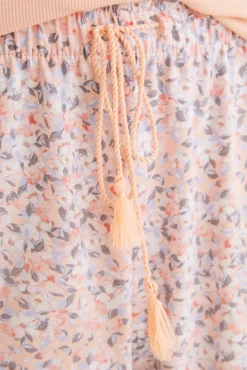 Women'secret Pijama 100% Algodon Flores Naranja Outlet
