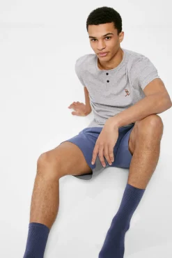 * Pijama Corto Baywhatch Azul Medio Hot