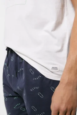* Pijama Corto Skate Azul Oscuro Discount