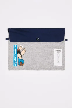 * Pijama Largo Popeye™ Gris Medio Discount