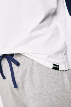 * Pijama Largo Popeye™ Gris Medio Discount