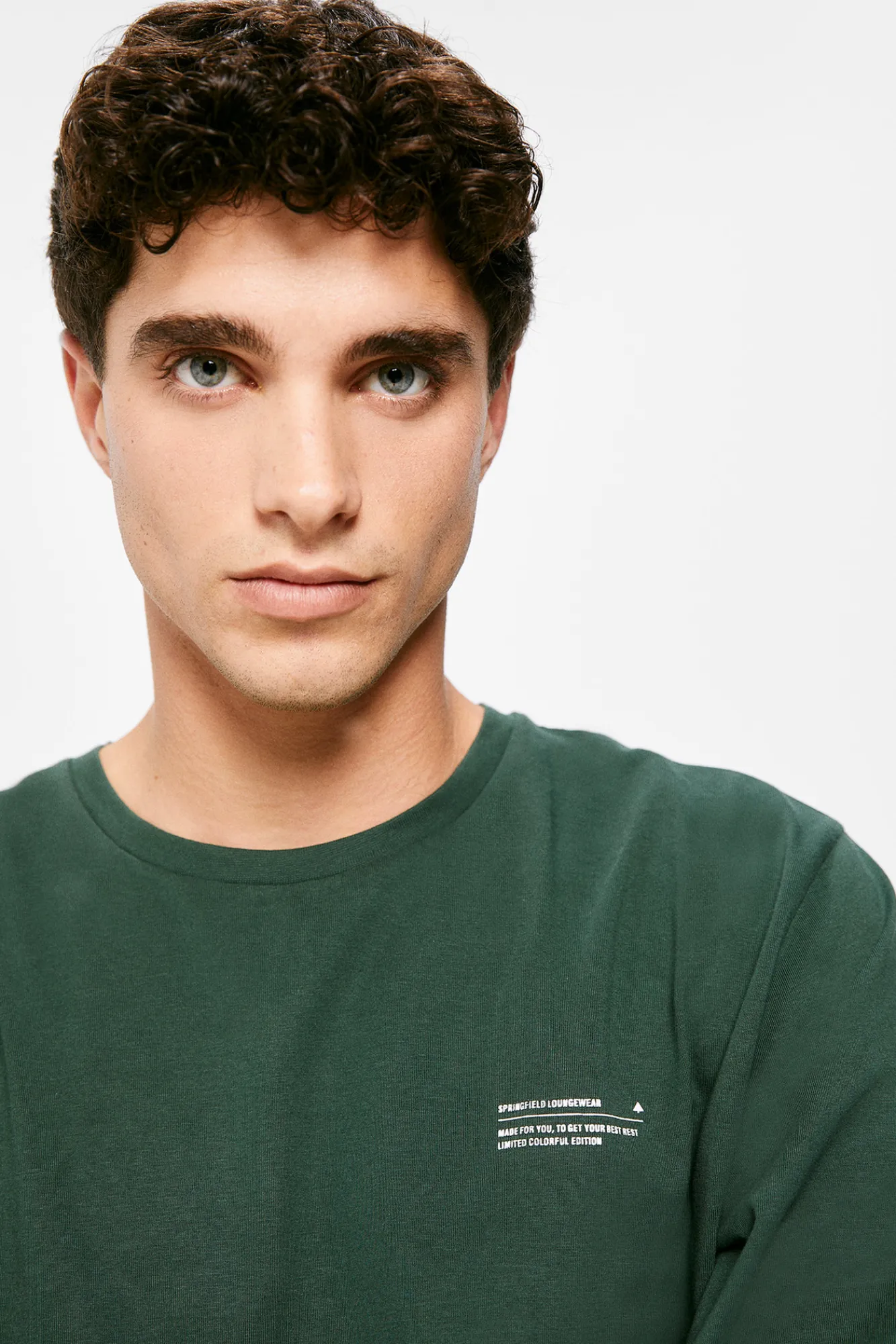 * Pijama Monocolor Extra Comfort Verde Discount