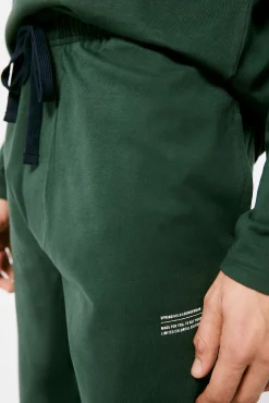 * Pijama Monocolor Extra Comfort Verde Discount