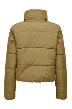 Only Plumifero Corto Marron Medio Outlet