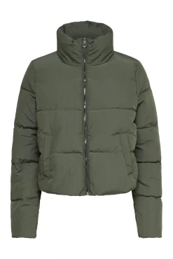 Only Plumifero Corto Verde Sale