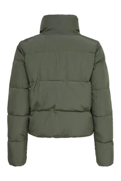 Only Plumifero Corto Verde Sale