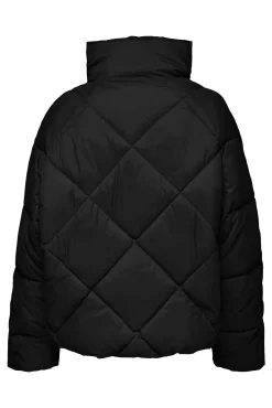 Only Plumifero Corto Cuello Alto Negro Discount