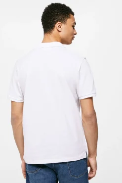 * Polo Basico Pique Slim Blanco Discount