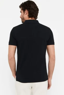 Cortefiel Polo Basico Pique Slim Negro Best