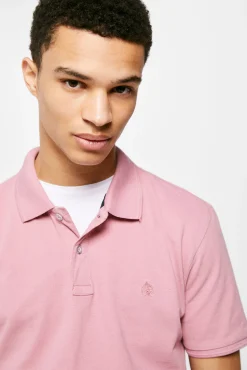 * Polo Basico Pique Slim Lila Outlet