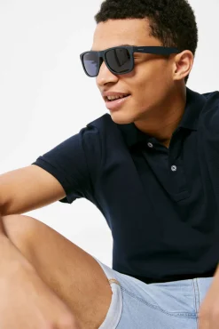 * Polo Basico Pique Slim Navy Hot