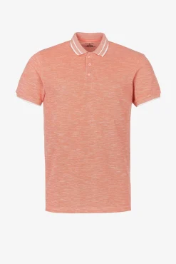 Tiffosi Polo Bicolor Naranja Hot